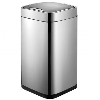 Ведро для мусора WeltWasser WW Rone MT 28L сенсорное Хром матовый